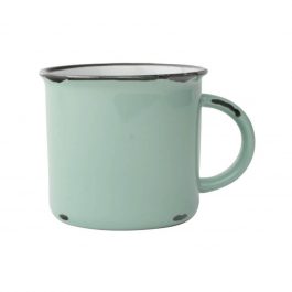 Pea Green Vintage Inspired Tinware Mug