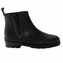 Black City Rubber Ankle Boot from Sulman