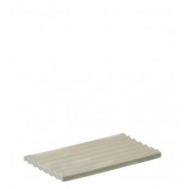 SUSTAINABLE CERAMIC WAVE TRAY IN LIGHT BEIGE (SIZE M)