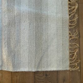 Natural Striped Eco Cotton Rug (90 x 150cm)