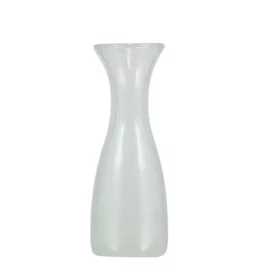 Handmade Small Glass Carafe in Pearl White from British Colour Standard
