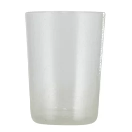 Handmade Glass Tumbler in Pearl White from British Colour Standard