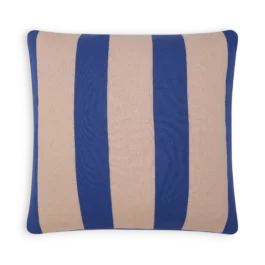 Enkel Cobalt Blue Eco Cotton Knit Cushion Cover from Sophie Home