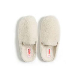 Kush Recycled Slippers in Milk White from Freedom Moses