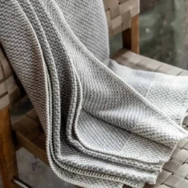 Pure New Wool Derby Blanket from So Cosy
