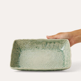 Small Gratin Dish in Antique from Sthal