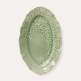 Oval Serving Dish in Antique from Sthal