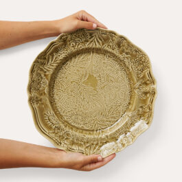 Large Round Serving Dish in Sand from Sthal