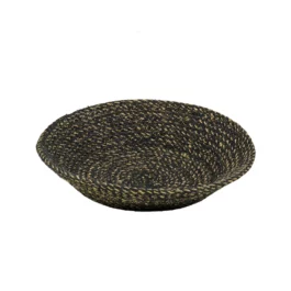 Jute Basket in Jet Black and Natural (24cm) from British Colour Standard
