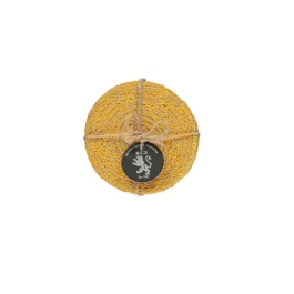 Jute Coasters in Indian Yellow & Natural from British Colour Standard (set of 4)